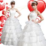 Белое свадебное платье "Valentine"